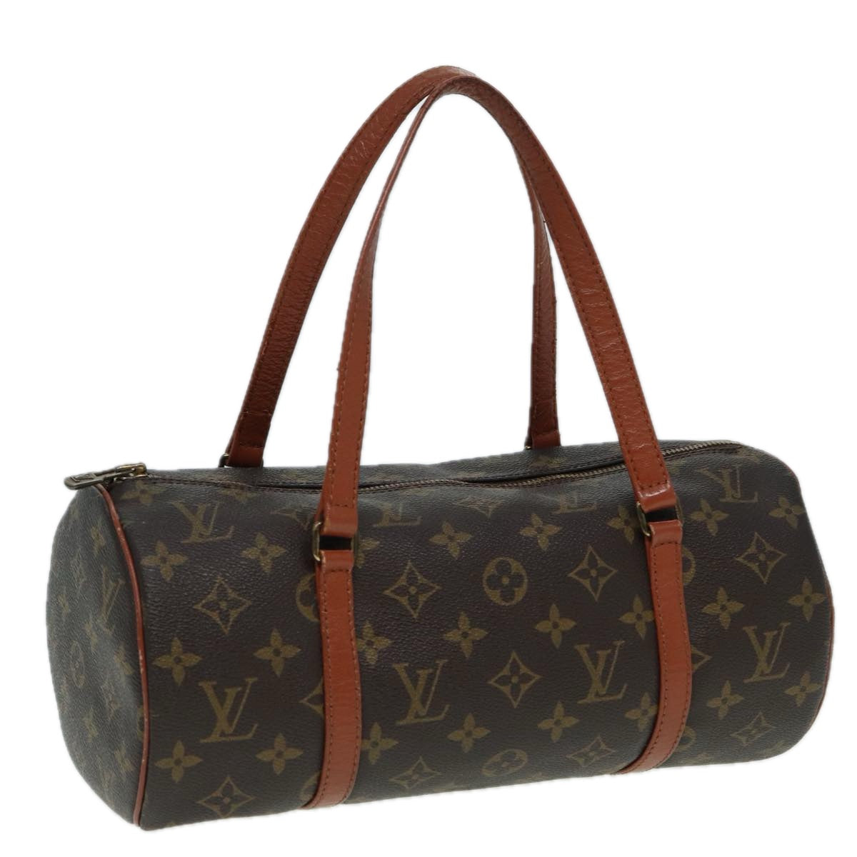 LOUIS VUITTON Monogram Papillon 30 Hand Bag M51385 LV Auth 82850