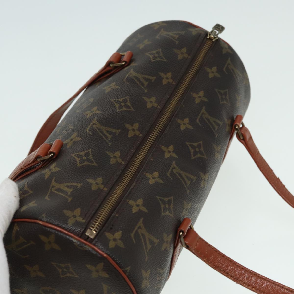 LOUIS VUITTON Monogram Papillon 30 Hand Bag M51385 LV Auth 82850