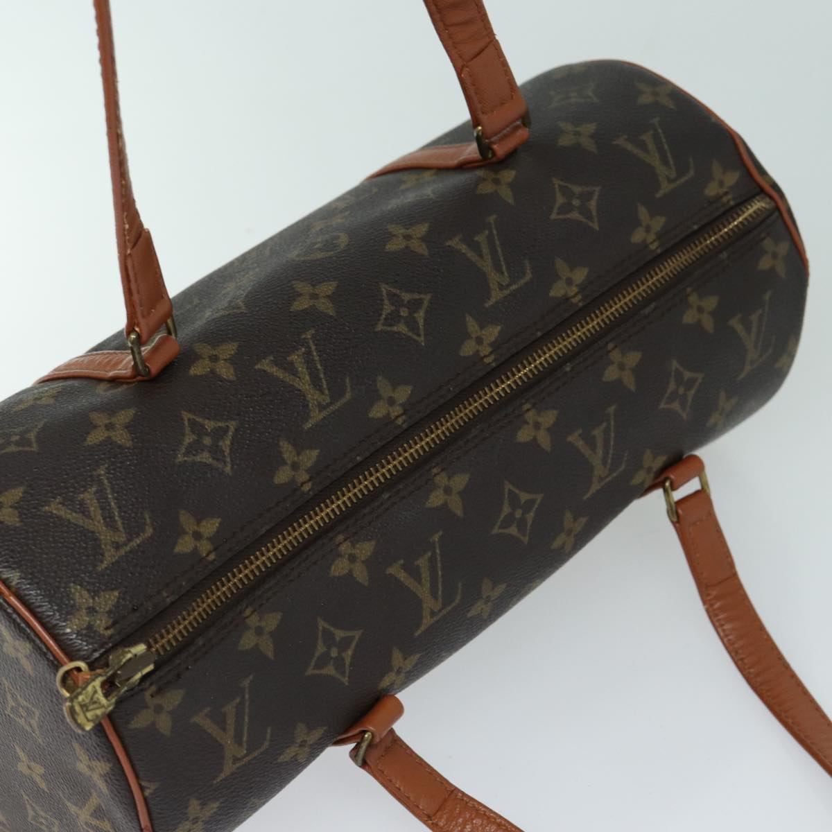 LOUIS VUITTON Monogram Papillon 30 Hand Bag M51385 LV Auth 82851