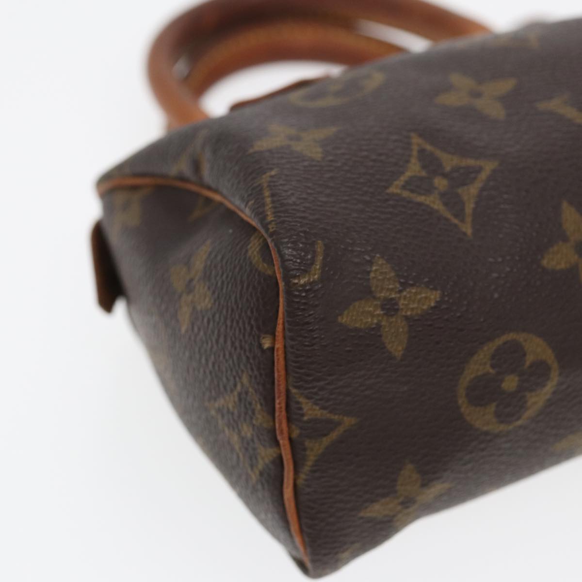 LOUIS VUITTON Monogram Mini Speedy Hand Bag M41534 LV Auth 82859