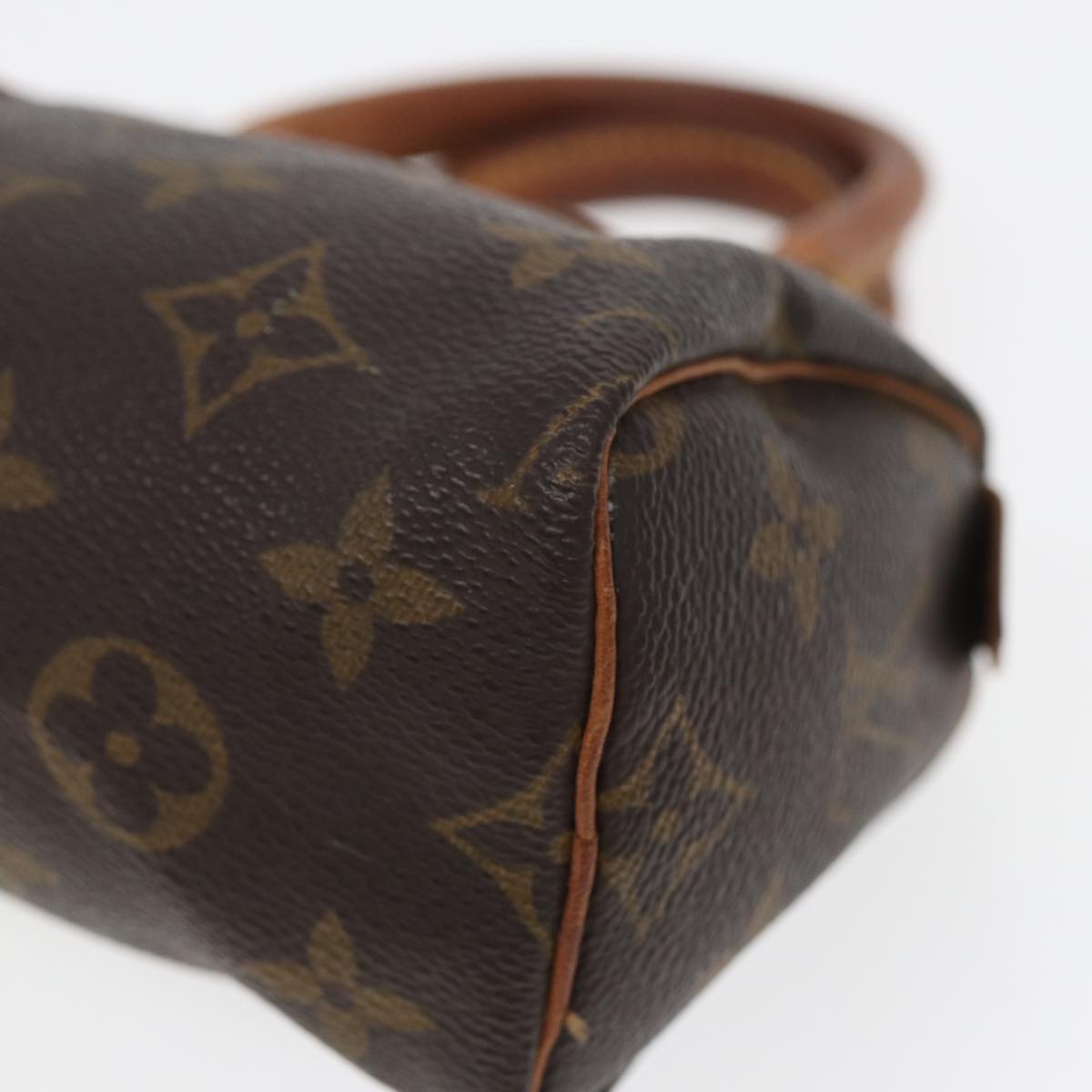 LOUIS VUITTON Monogram Mini Speedy Hand Bag M41534 LV Auth 82859