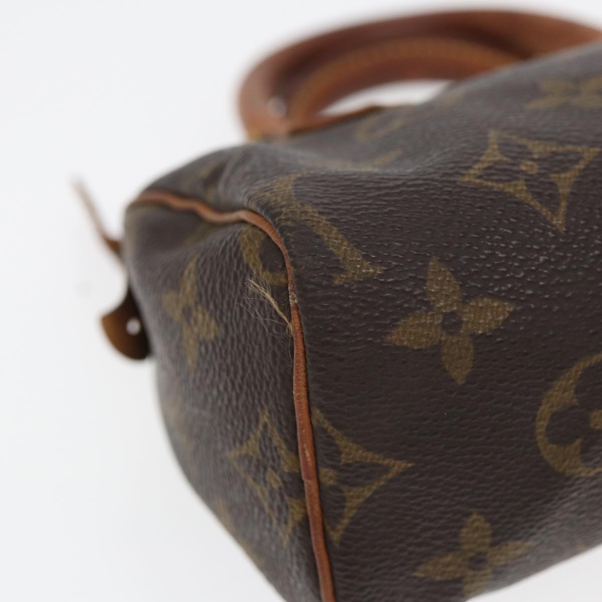 LOUIS VUITTON Monogram Mini Speedy Hand Bag M41534 LV Auth 82859