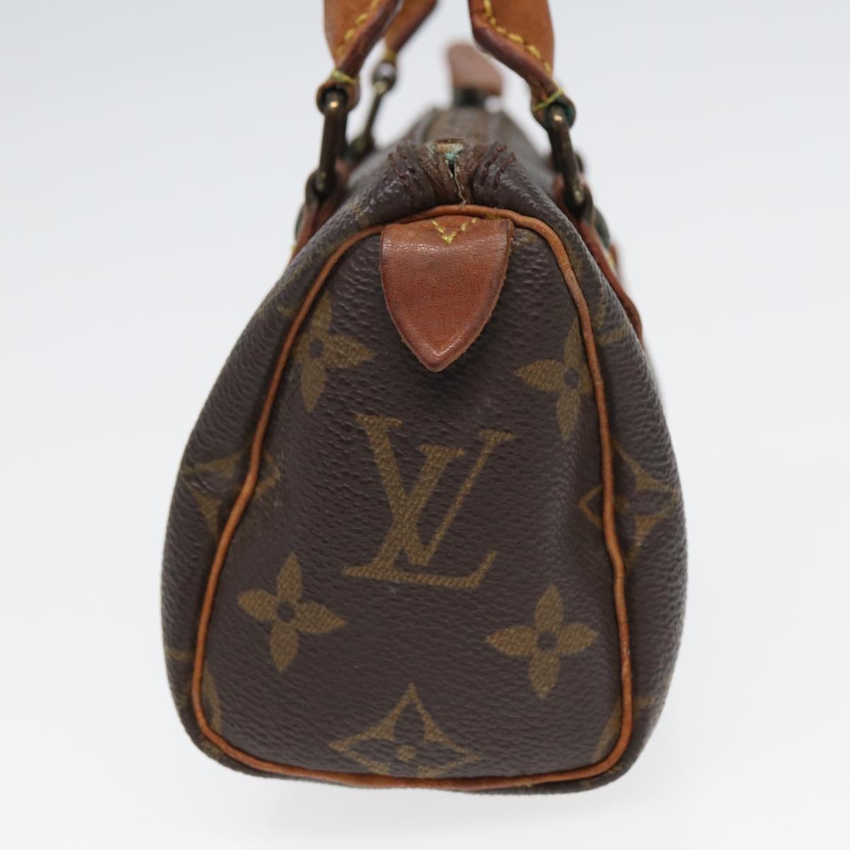 LOUIS VUITTON Monogram Mini Speedy Hand Bag M41534 LV Auth 82859