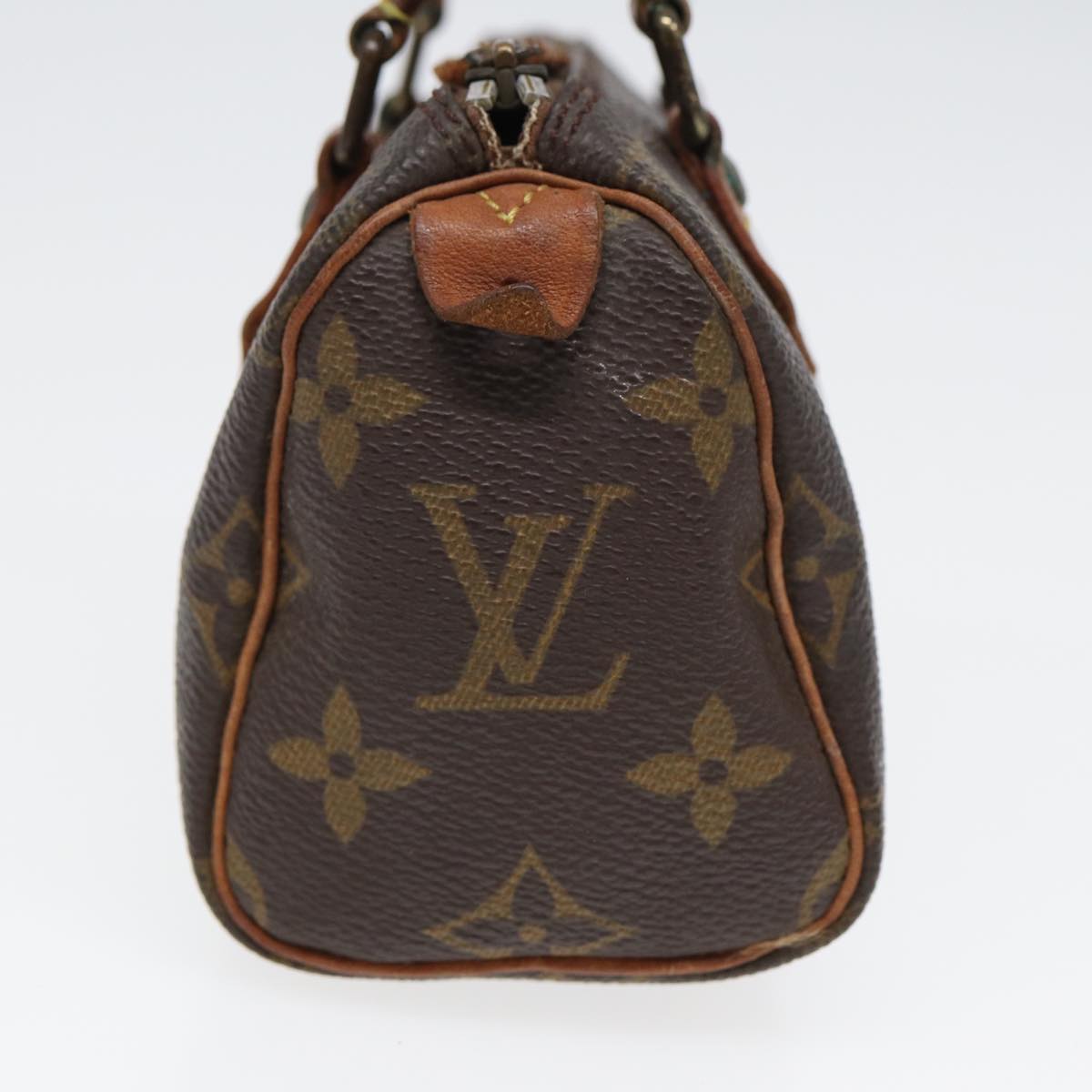 LOUIS VUITTON Monogram Mini Speedy Hand Bag M41534 LV Auth 82859