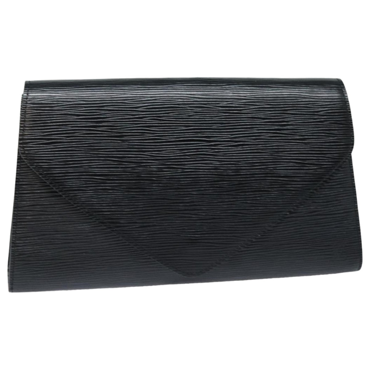 LOUIS VUITTON Epi Art Deco Clutch Bag Black M52632 LV Auth 82861