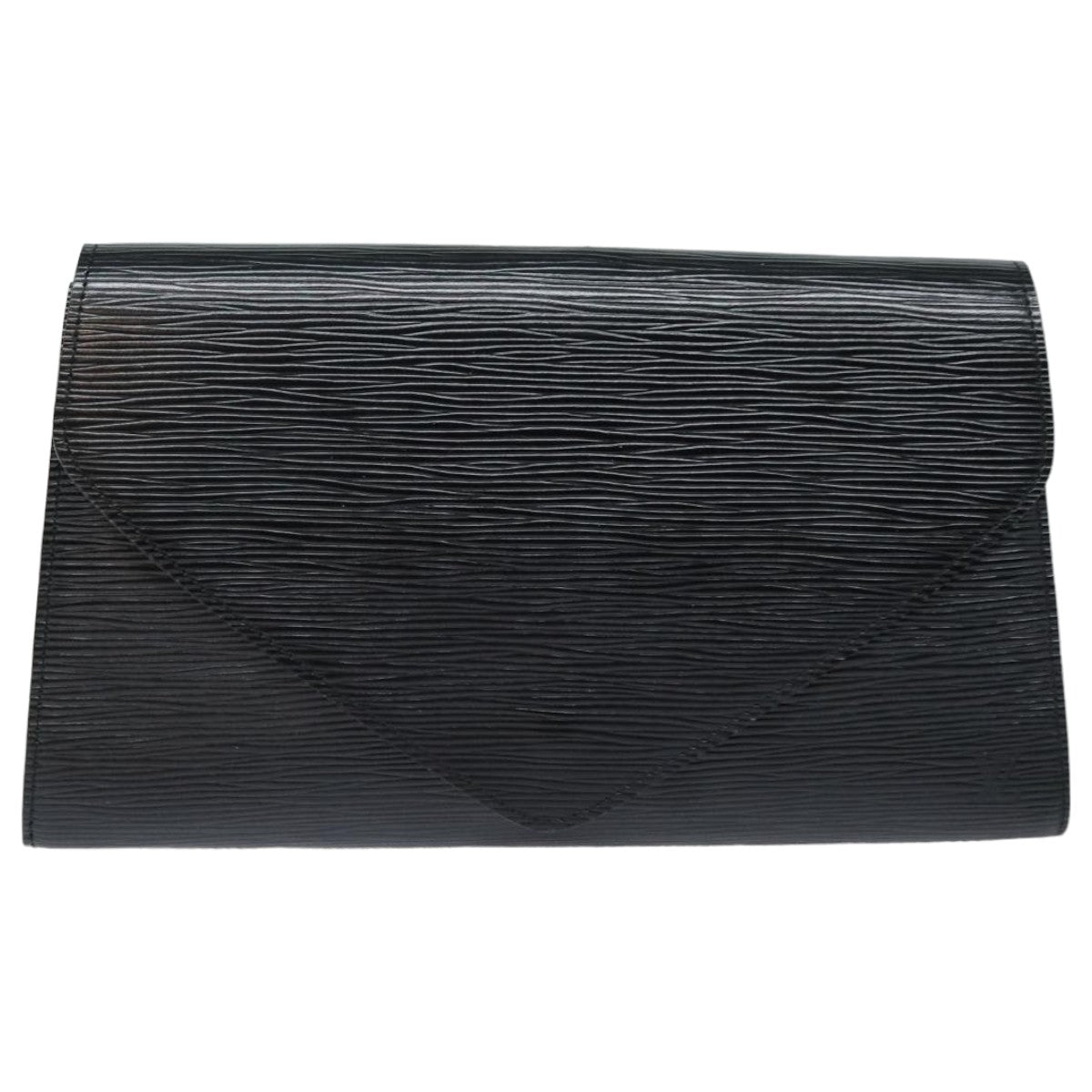 LOUIS VUITTON Epi Art Deco Clutch Bag Black M52632 LV Auth 82861