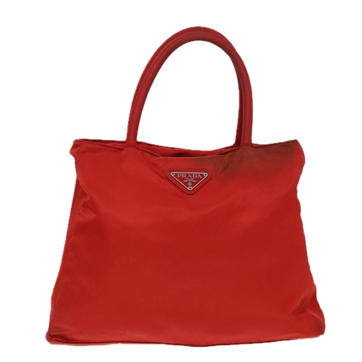 PRADA Tote Bag Nylon Red Auth 82883 - 0