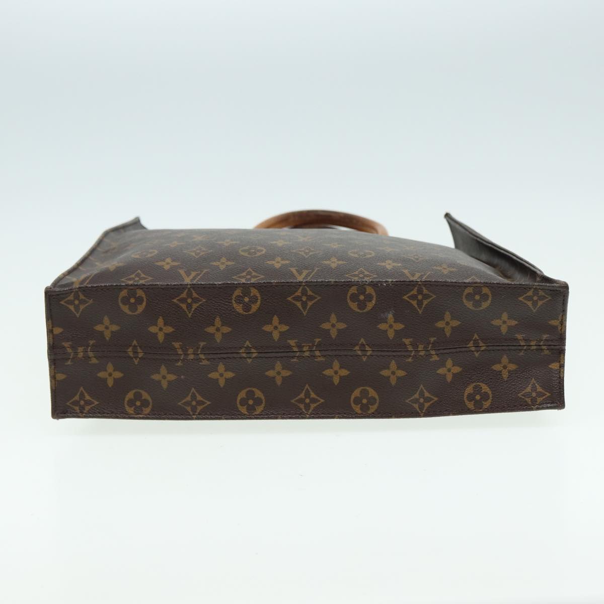 LOUIS VUITTON Monogram Sac Plat Hand Bag M51140 LV Auth 82902