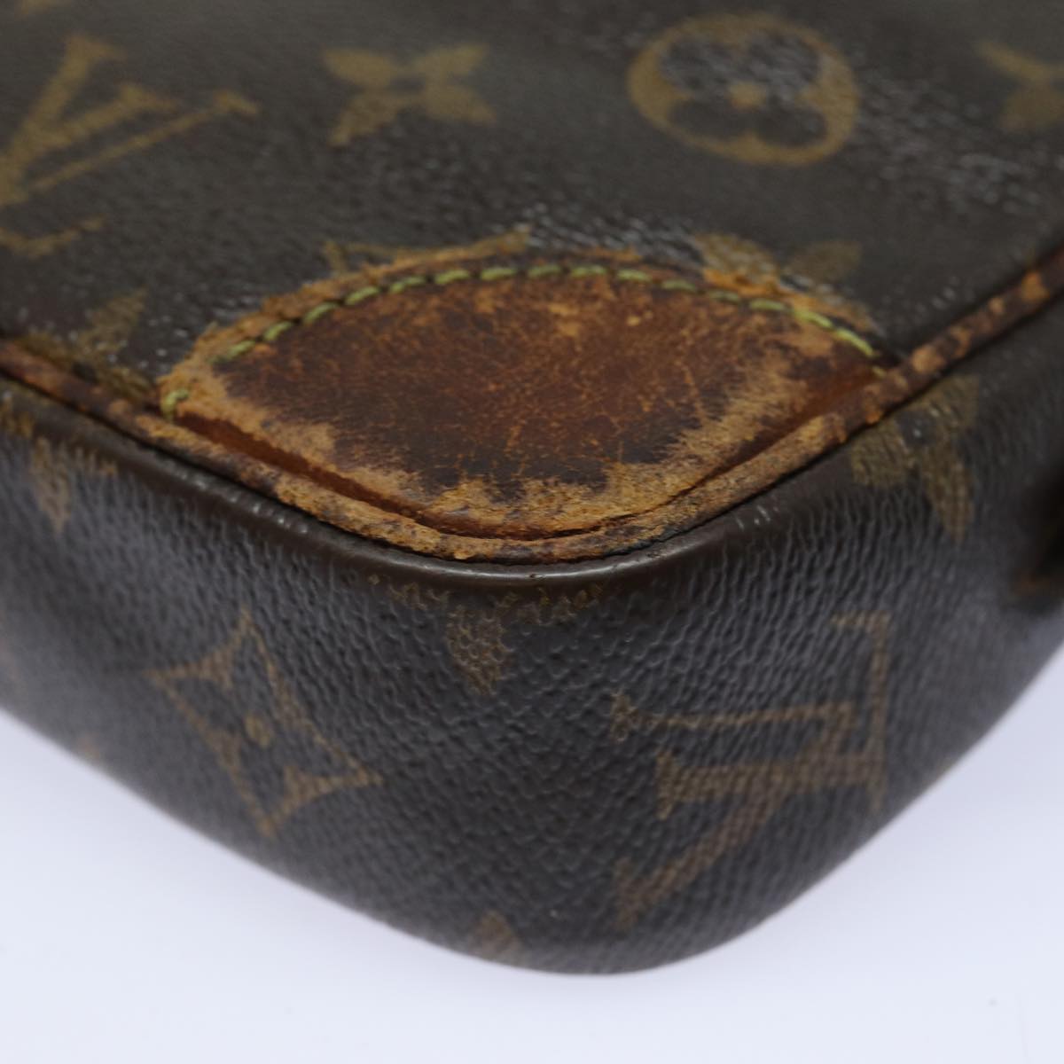 LOUIS VUITTON Monogram Marly Dragonne PM Clutch Bag M51827 LV Auth 82903