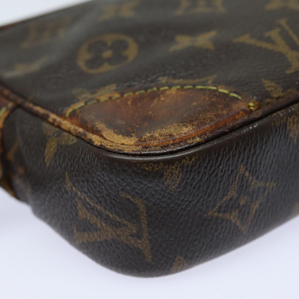 LOUIS VUITTON Monogram Marly Dragonne PM Clutch Bag M51827 LV Auth 82903