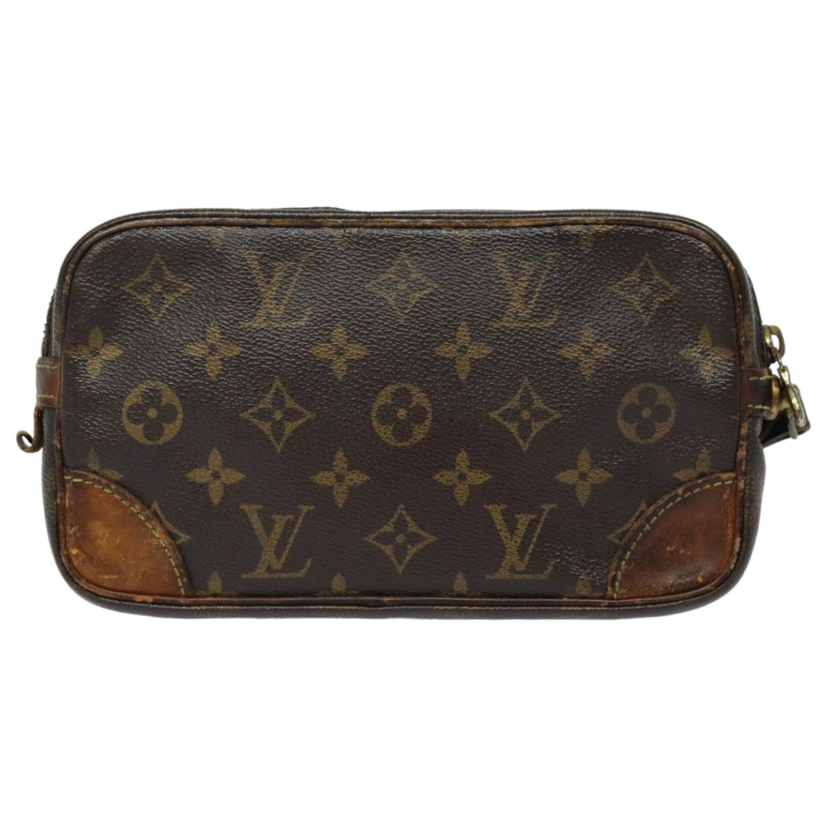 LOUIS VUITTON Monogram Marly Dragonne PM Clutch Bag M51827 LV Auth 82903 - 0