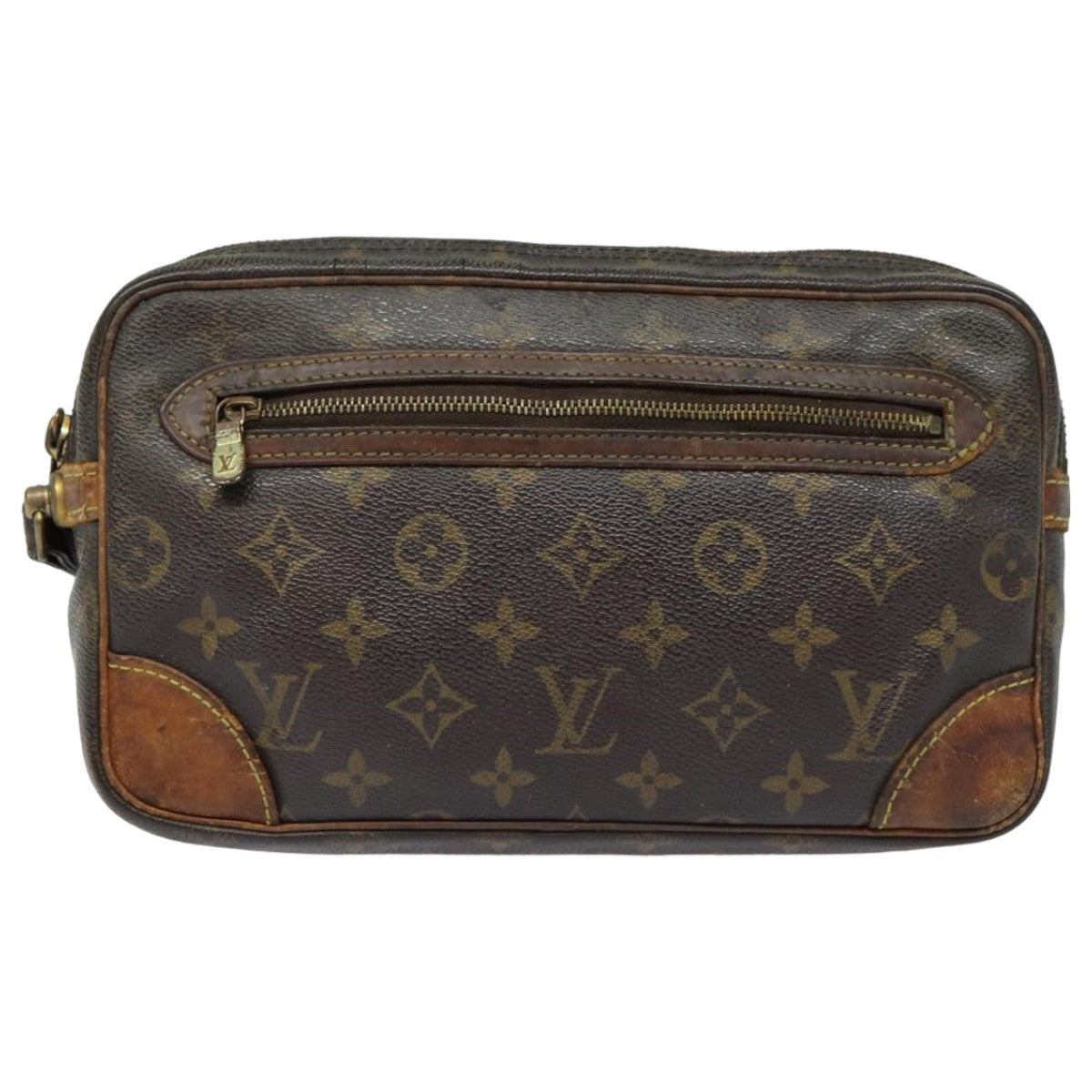 LOUIS VUITTON Monogram Marly Dragonne GM Clutch Bag M51825 LV Auth 82905