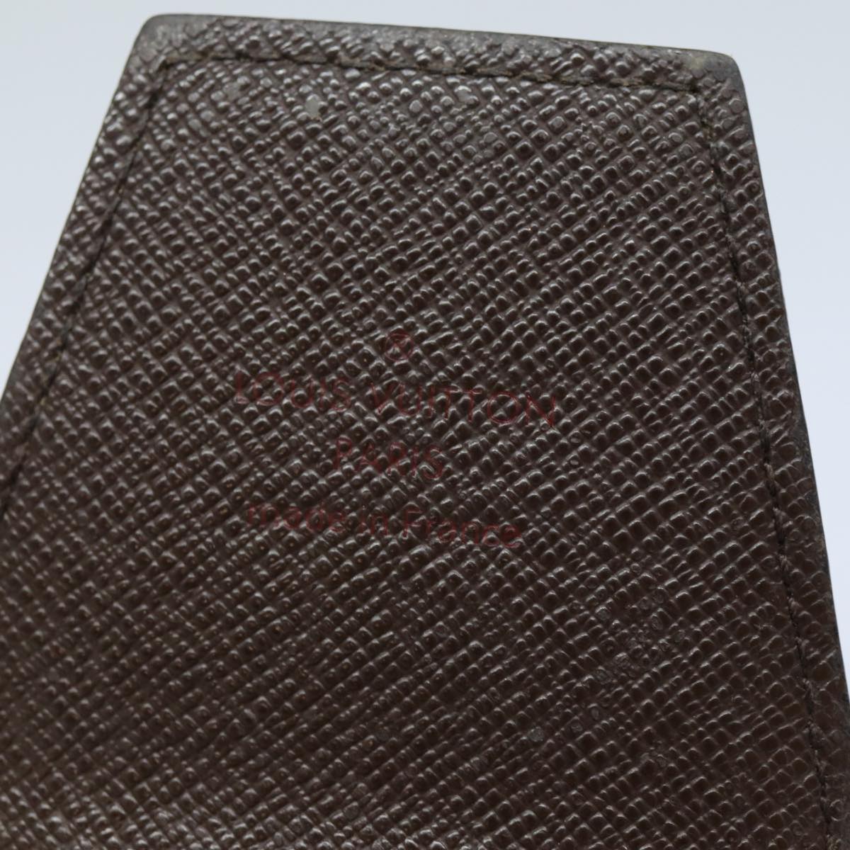 LOUIS VUITTON Damier Ebene Etui Cigarette Case N63024 LV Auth 82908