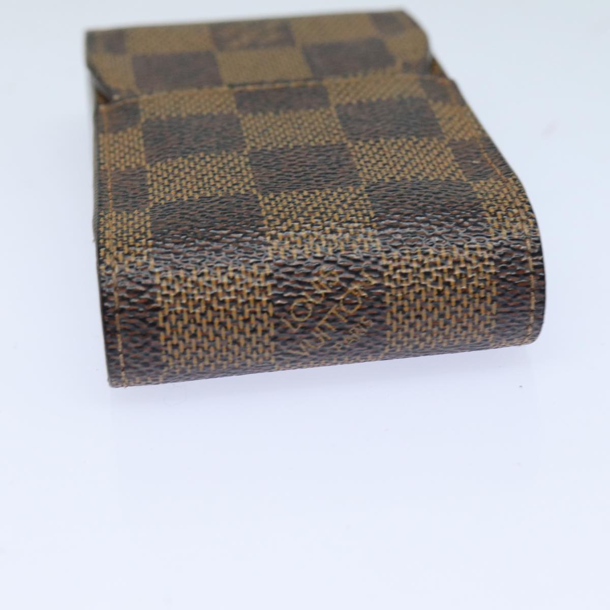 LOUIS VUITTON Damier Ebene Etui Cigarette Case N63024 LV Auth 82908