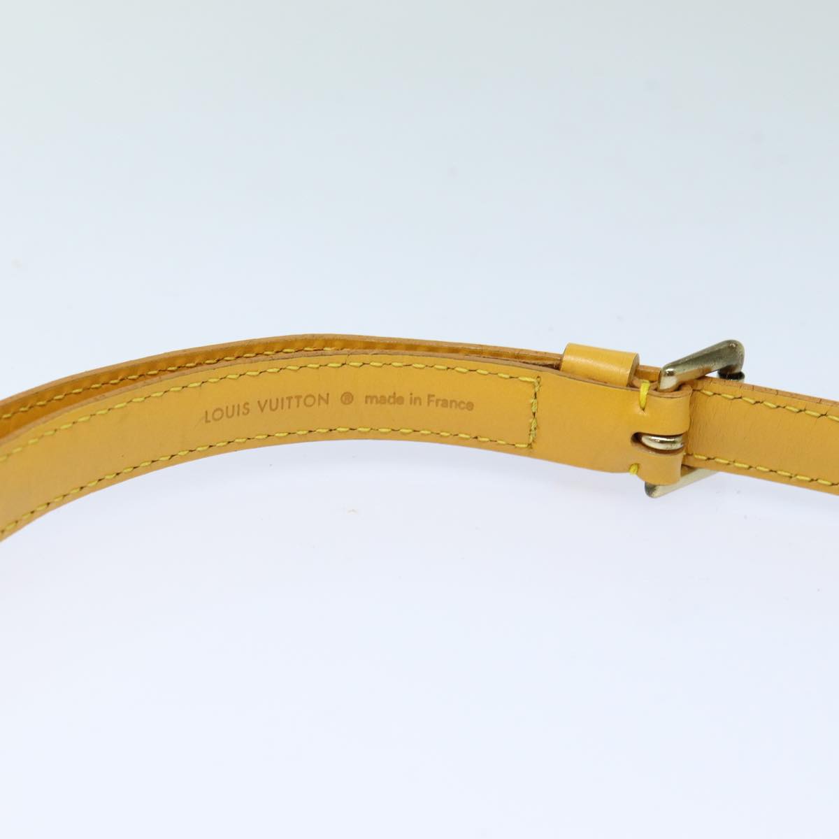 LOUIS VUITTON Epi Adjustable Shoulder Strap 37.4""-44.5"" Yellow LV Auth 82911