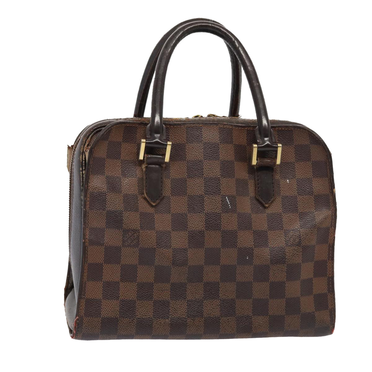 LOUIS VUITTON Damier Ebene Triana Hand Bag N51155 LV Auth 82913