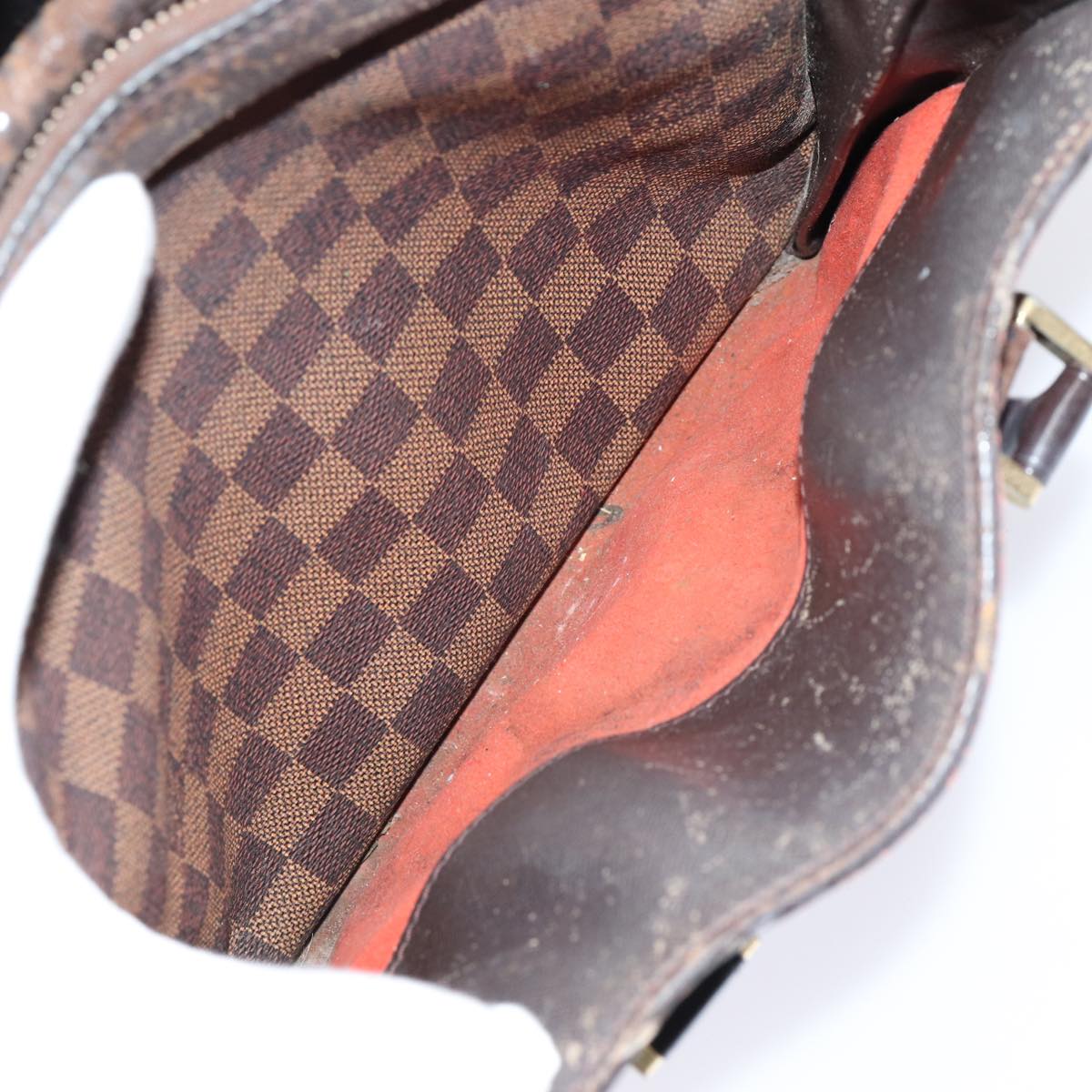 LOUIS VUITTON Damier Ebene Triana Hand Bag N51155 LV Auth 82913