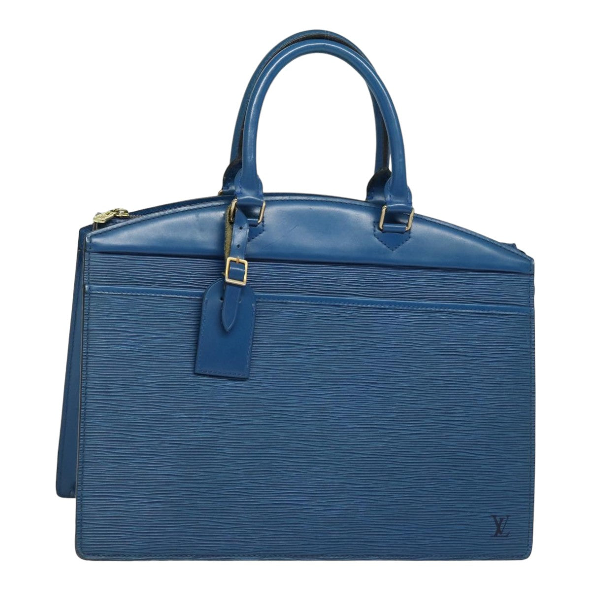 LOUIS VUITTON Epi Riviera Hand Bag Blue M48185 LV Auth 82914