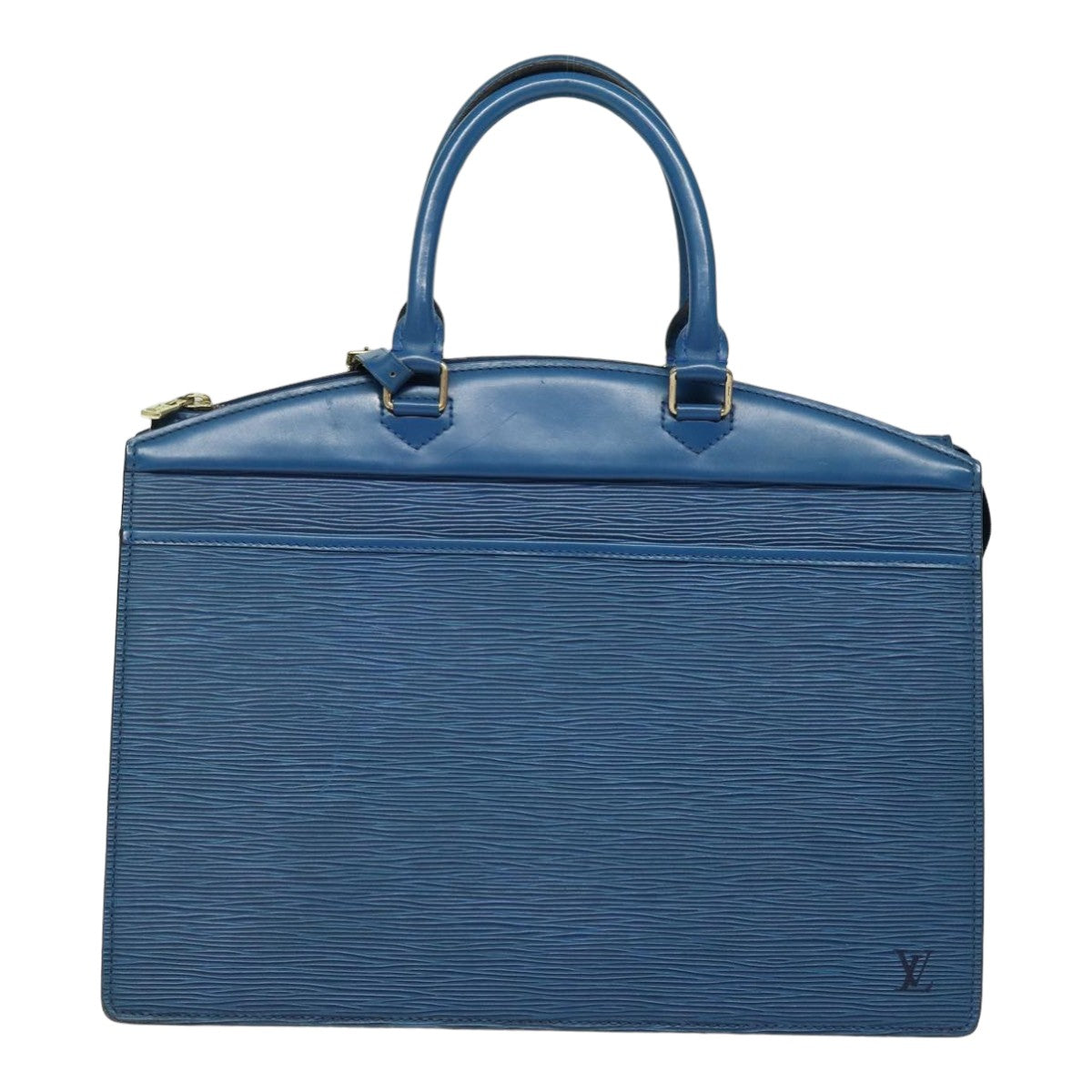 LOUIS VUITTON Epi Riviera Hand Bag Blue M48185 LV Auth 82914