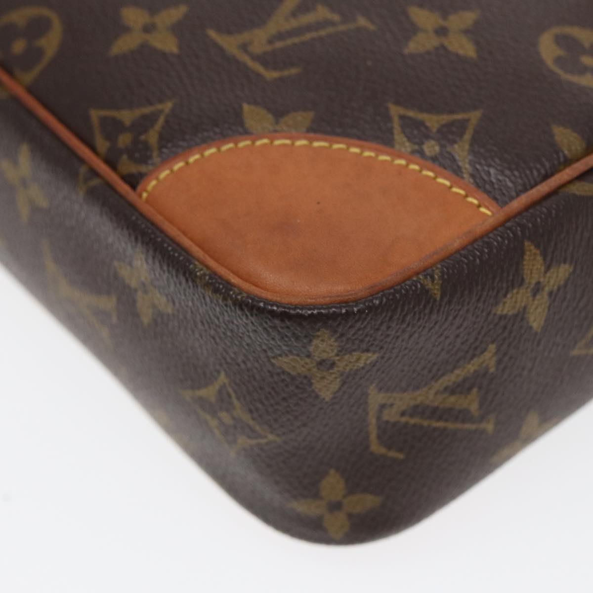 LOUIS VUITTON Monogram Compiegne 28 Clutch Bag M51845 LV Auth 82921