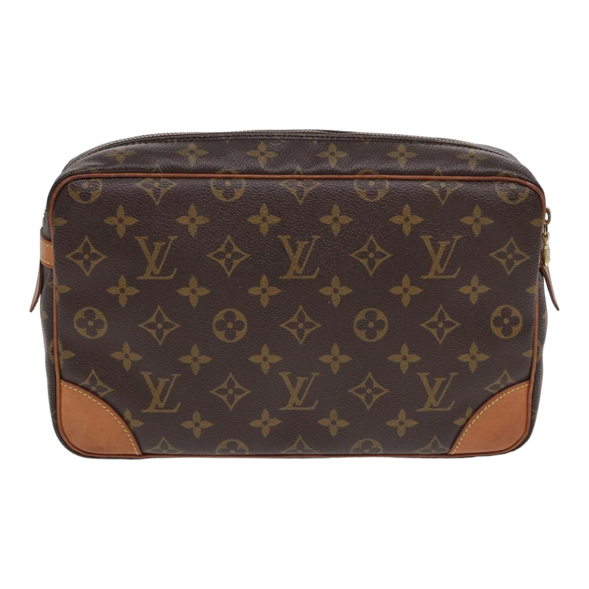 LOUIS VUITTON Monogram Compiegne 28 Clutch Bag M51845 LV Auth 82921 - 0