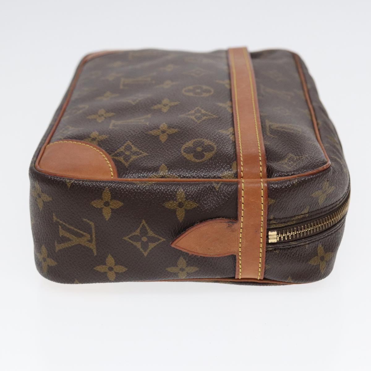 LOUIS VUITTON Monogram Compiegne 28 Clutch Bag M51845 LV Auth 82921