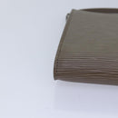 LOUIS VUITTON Epi Pochette Accessoires Pouch Gray Pepper LV Auth 82930A-14