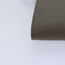 LOUIS VUITTON Epi Pochette Accessoires Pouch Gray Pepper LV Auth 82930V-16