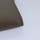 LOUIS VUITTON Epi Pochette Accessoires Pouch Gray Pepper LV Auth 82930A-17