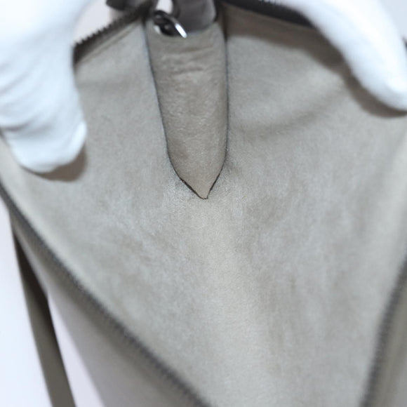 LOUIS VUITTON Epi Pochette Accessoires Pouch Gray Pepper LV Auth 82930V