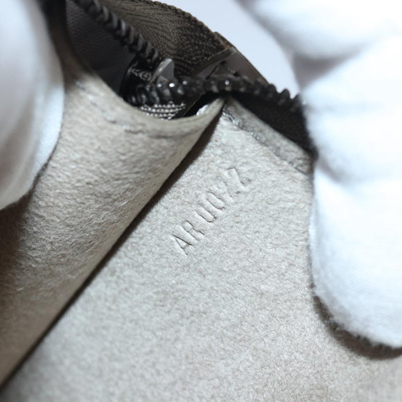 LOUIS VUITTON Epi Pochette Accessoires Pouch Gray Pepper LV Auth 82930A