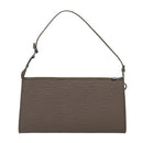 LOUIS VUITTON Epi Pochette Accessoires Pouch Gray Pepper LV Auth 82930V-2