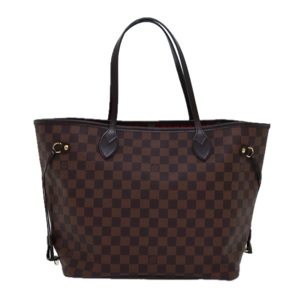 LOUIS VUITTON Damier Ebene Neverfull MM Tote Bag N51105 LV Auth 82932A