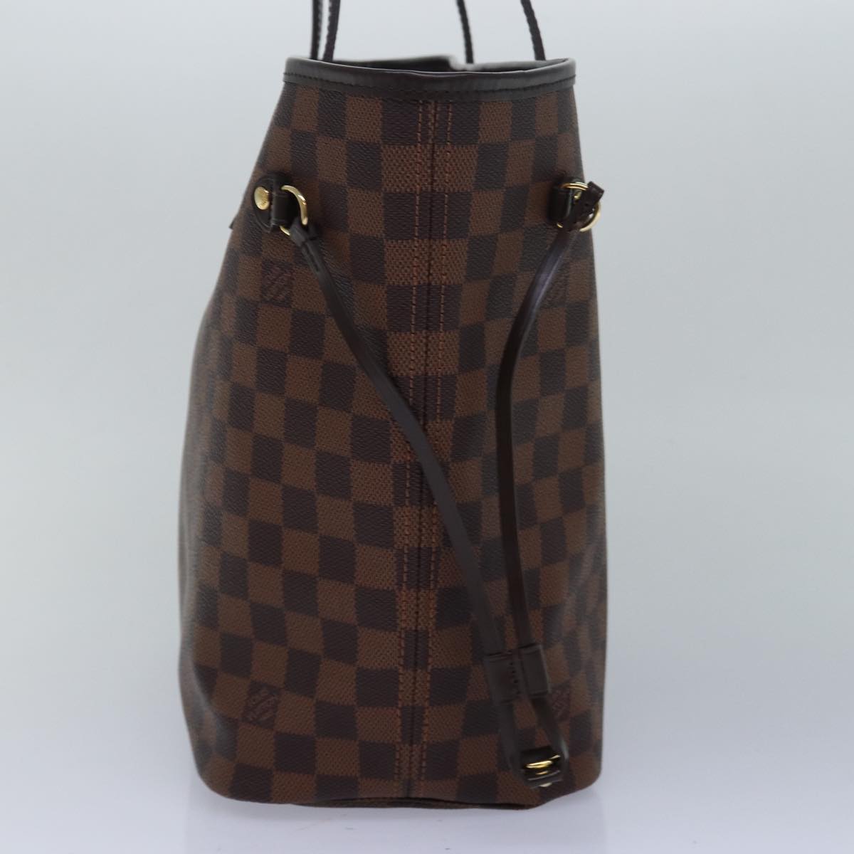 LOUIS VUITTON Damier Ebene Neverfull MM Tote Bag N51105 LV Auth 82932A