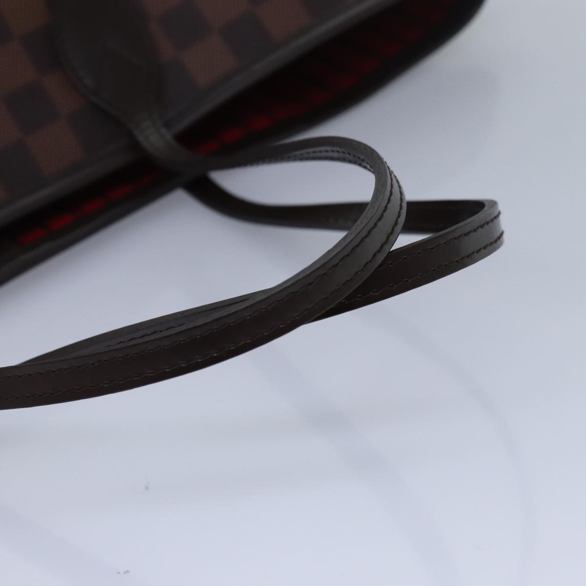 LOUIS VUITTON Damier Ebene Neverfull MM Tote Bag N51105 LV Auth 82932A