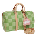LOUIS VUITTON Damier Golf Keepall Bandouliere 35 Bag Green N40671 LV Auth 82933S-1