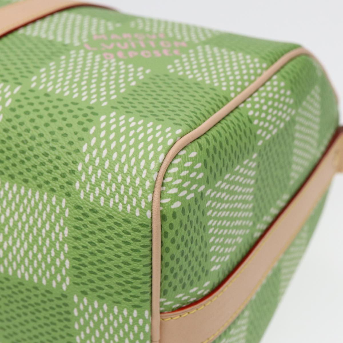 LOUIS VUITTON Damier Golf Keepall Bandouliere 35 Bag Green N40671 LV Auth 82933S