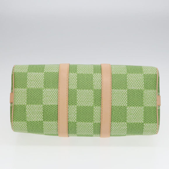 LOUIS VUITTON Damier Golf Keepall Bandouliere 35 Bag Green N40671 LV Auth 82933S