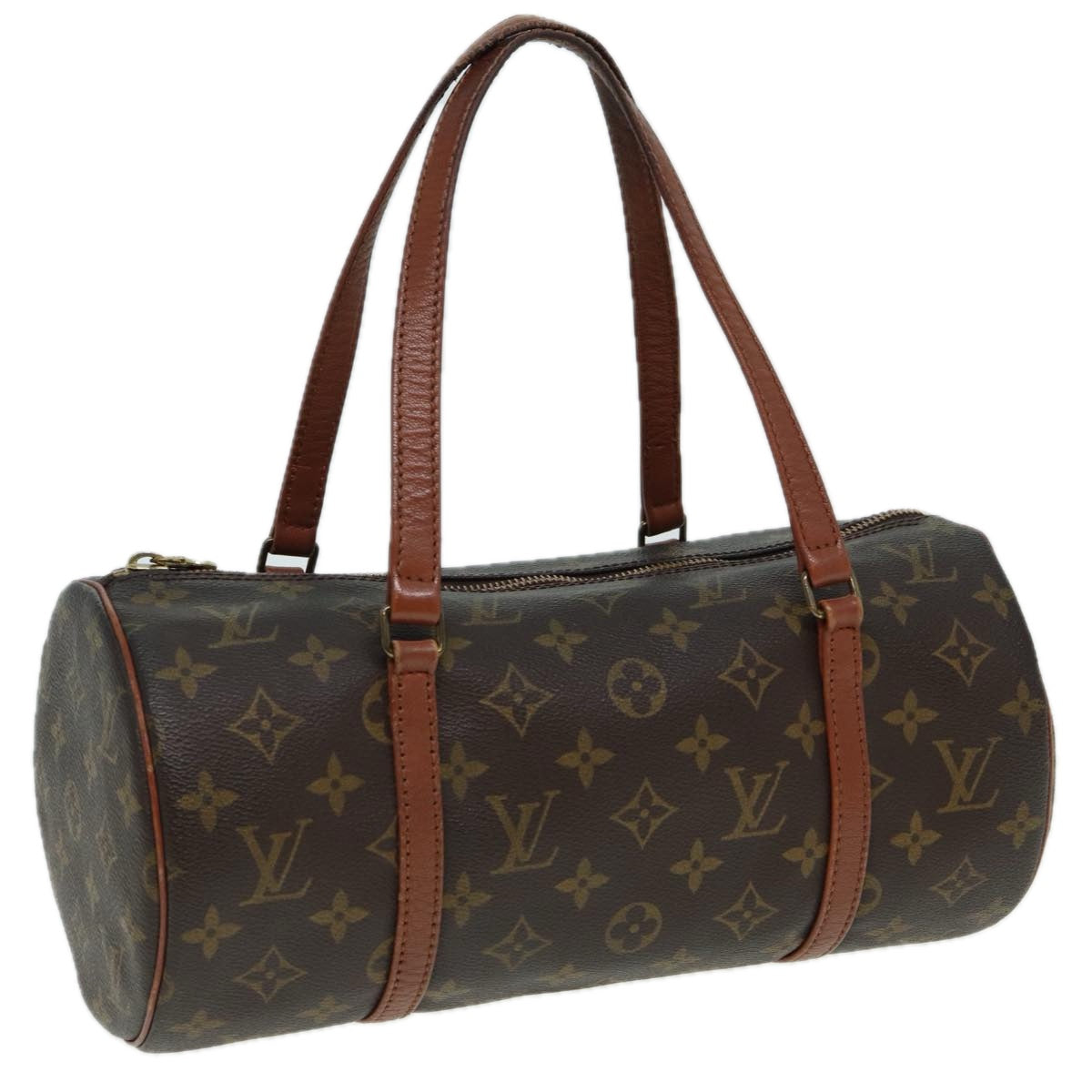 LOUIS VUITTON Monogram Papillon 30 Hand Bag M51385 LV Auth 82945