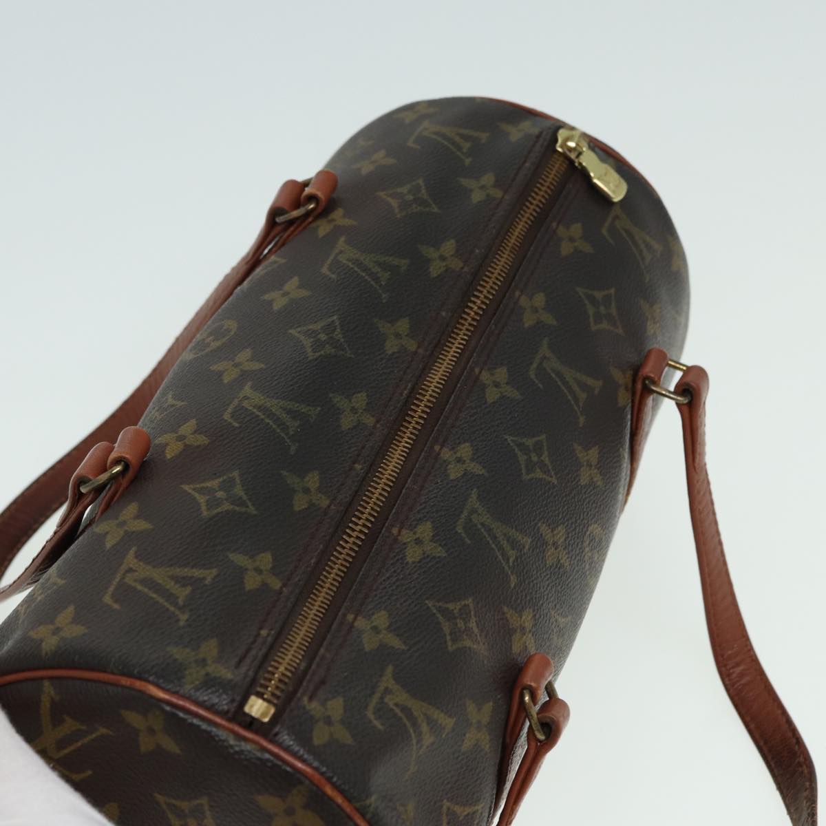 LOUIS VUITTON Monogram Papillon 30 Hand Bag M51385 LV Auth 82945