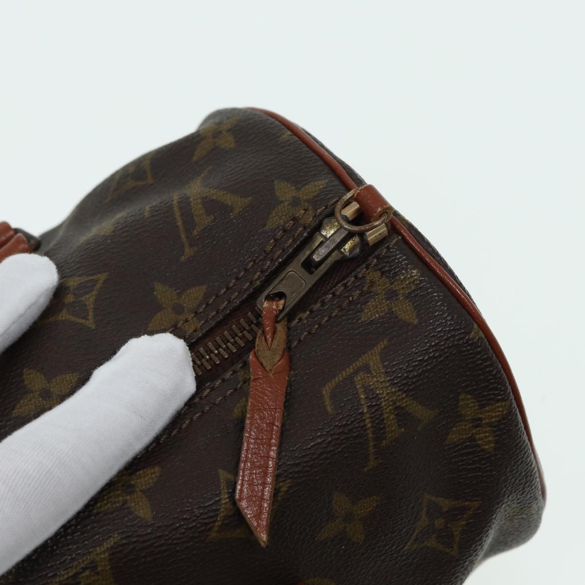 LOUIS VUITTON Monogram Papillon 30 Hand Bag M51385 LV Auth 82961