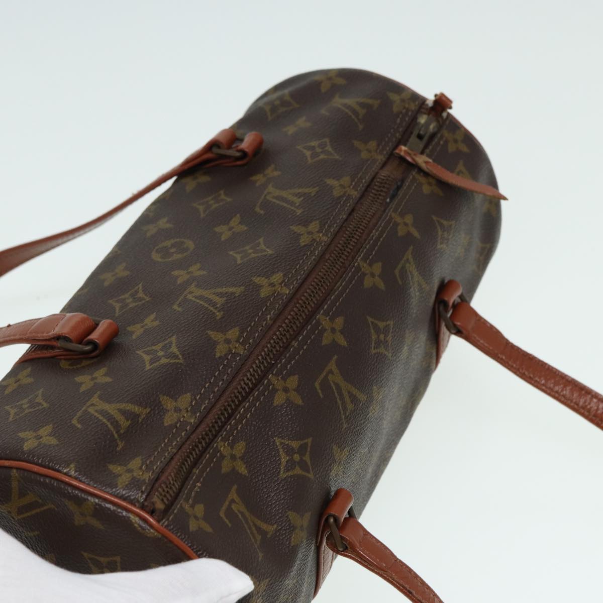 LOUIS VUITTON Monogram Papillon 30 Hand Bag M51385 LV Auth 82961