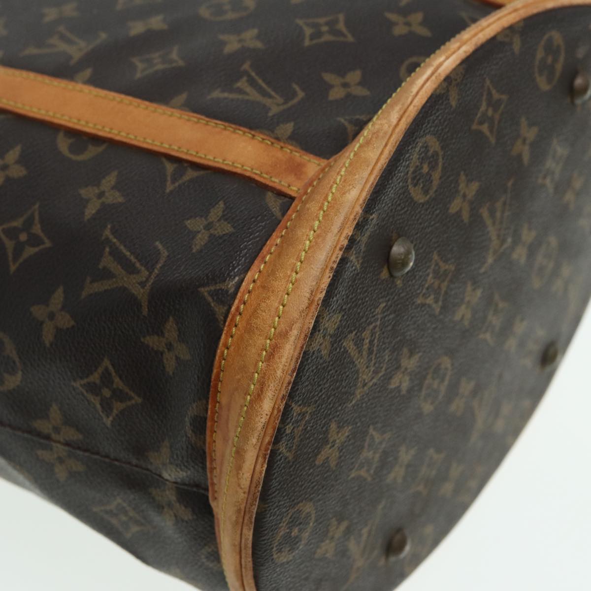 LOUIS VUITTON Monogram Bucket GM Shoulder Bag M42236 LV Auth 82965