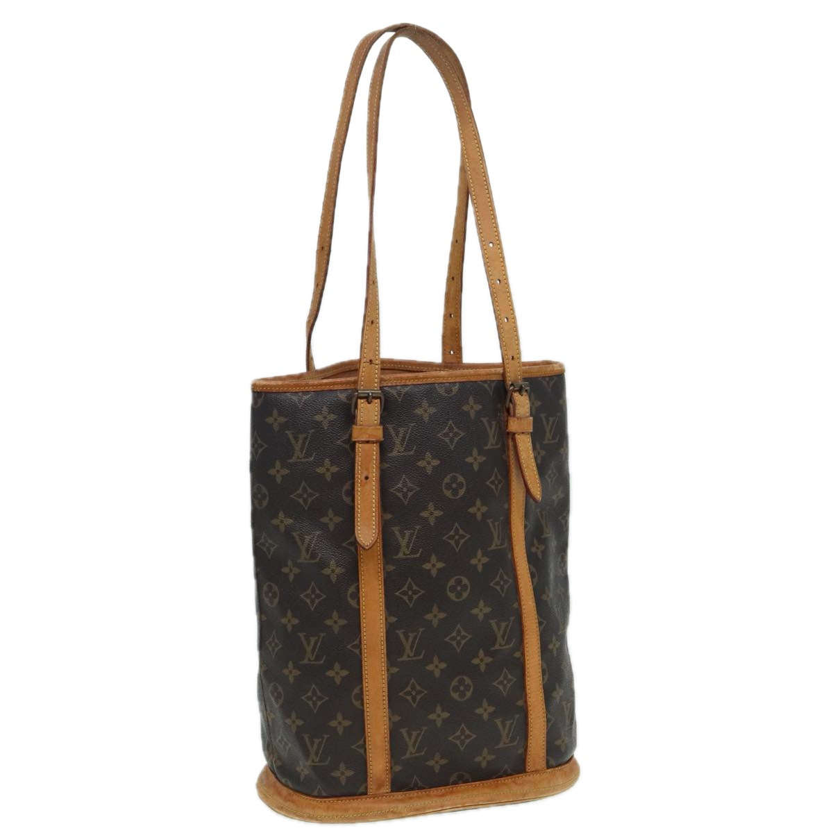 LOUIS VUITTON Monogram Bucket GM Shoulder Bag M42236 LV Auth 82965