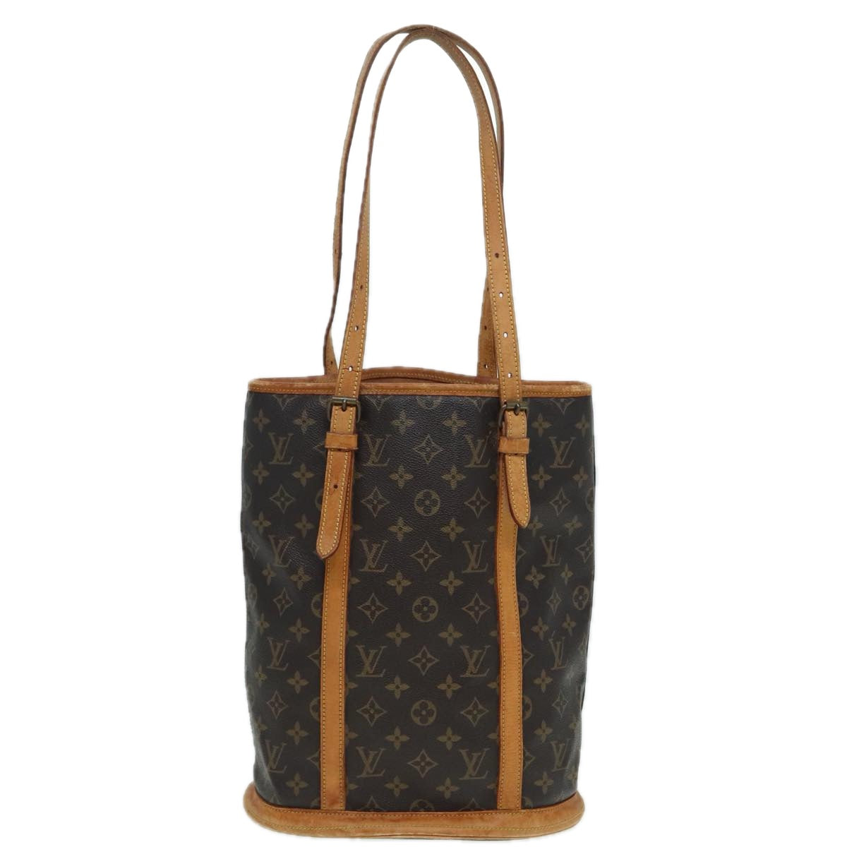 LOUIS VUITTON Monogram Bucket GM Shoulder Bag M42236 LV Auth 82965