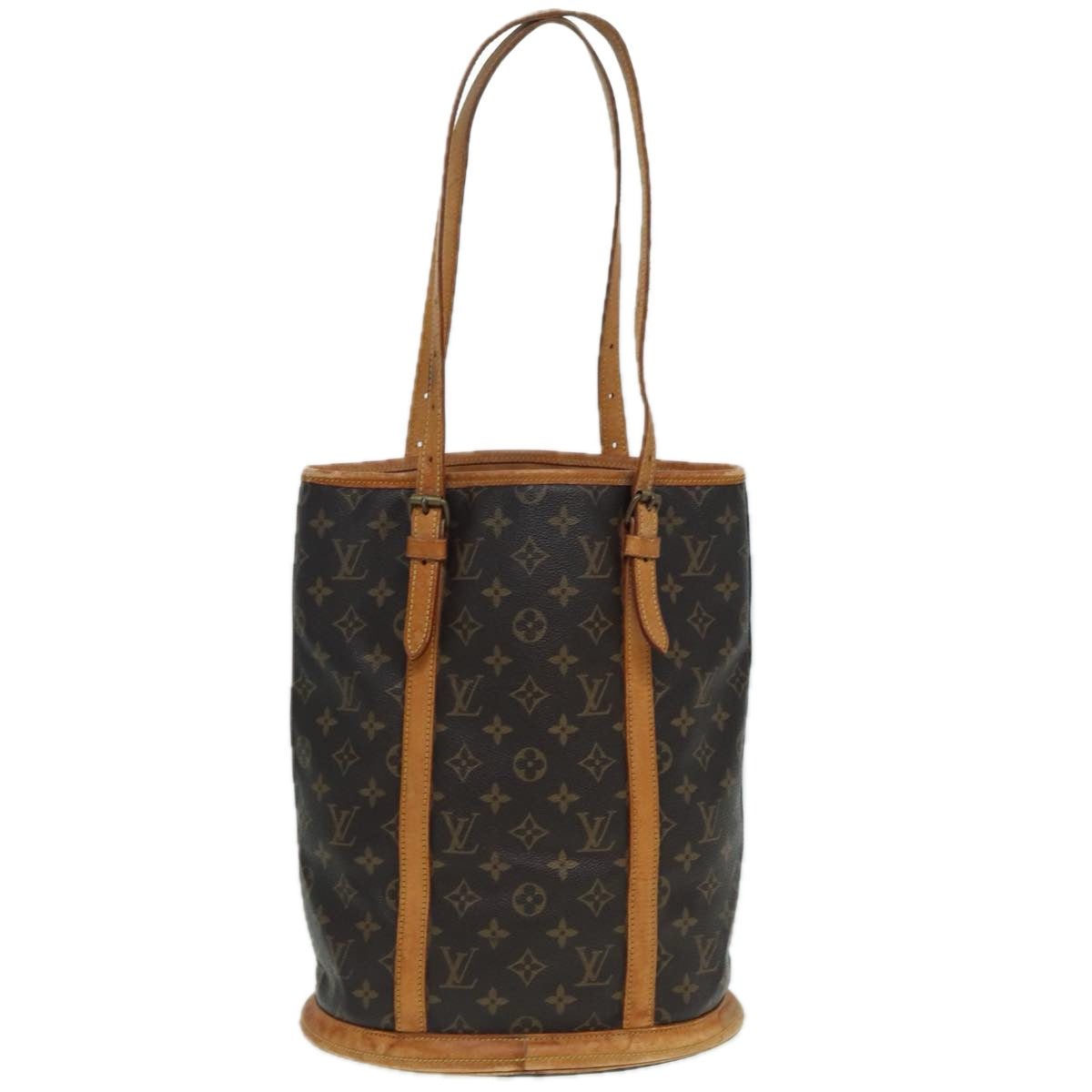 LOUIS VUITTON Monogram Bucket GM Shoulder Bag M42236 LV Auth 82965