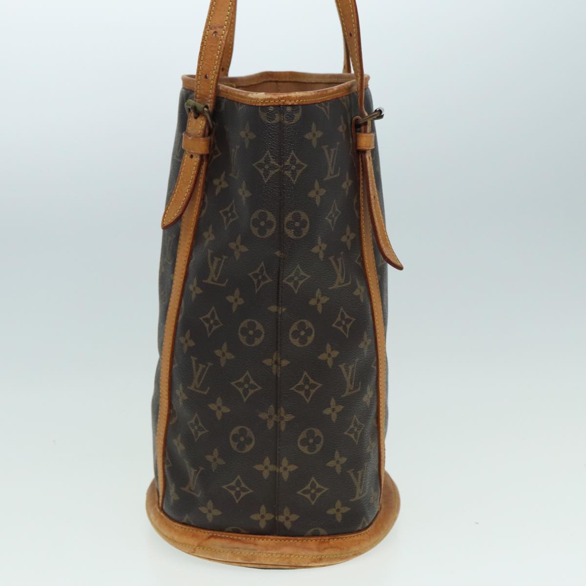 LOUIS VUITTON Monogram Bucket GM Shoulder Bag M42236 LV Auth 82965