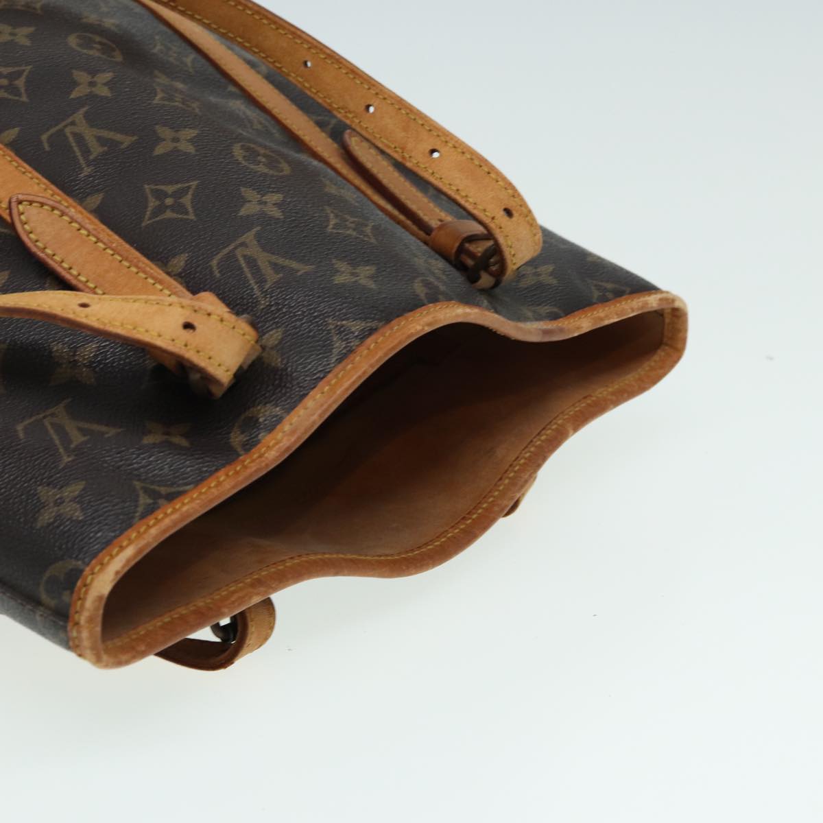 LOUIS VUITTON Monogram Bucket GM Shoulder Bag M42236 LV Auth 82965