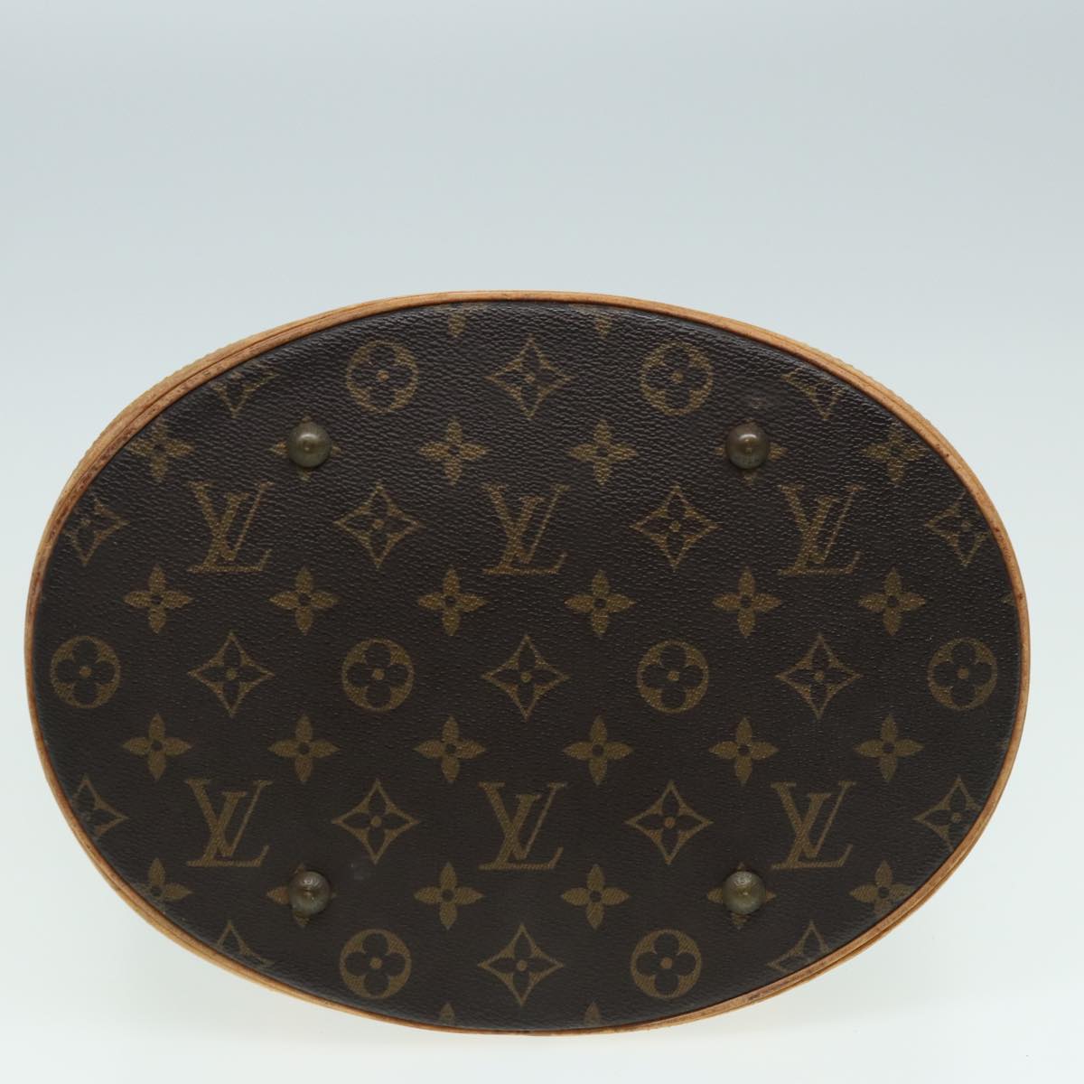 LOUIS VUITTON Monogram Bucket GM Shoulder Bag M42236 LV Auth 82965