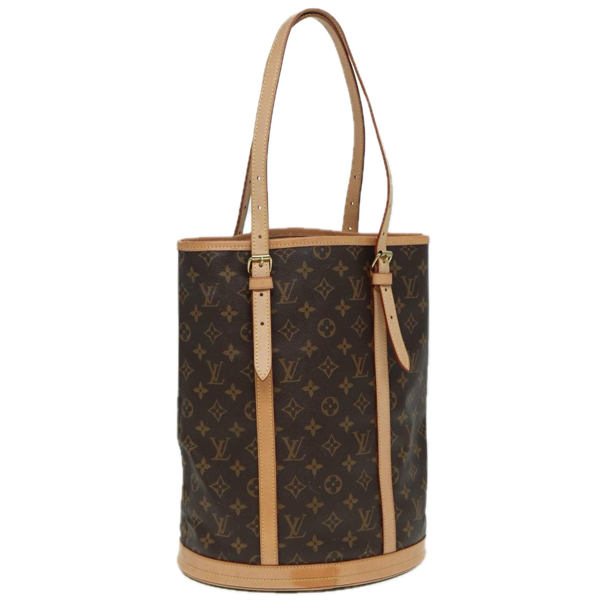 LOUIS VUITTON Monogram Bucket GM Shoulder Bag M42236 LV Auth 82969